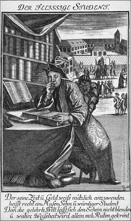 The Industrious Student (c. 1740)